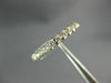 0.5CT DIAMOND 14KT WHITE GOLD 3D SEMI ETERNITY ROUND WEDDING ANNIVERSARY RING