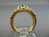 LARGE 1.70CT DIAMOND 18K ROSE GOLD 3D CLUSTER ENGAGEMENT INSERT ANNIVERSARY RING