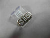 ANTIQUE .42CT OLD MINE DIAMOND 14KT WHITE GOLD 3 STONE FILIGREE RING #9019