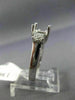 0.50CT PRINCESS DIAMOND 14KT WHITE GOLD 3 STONE SEMI MOUNT ENGAGEMENT RING #2872