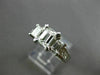 ESTATE 1.90CT EMERALD & PRINCESS DIAMOND 18KT WHITE GOLD ENGAGEMENT RING #23093