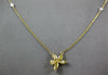 .97CT WHITE & FANCY YELLOW DIAMOND 18KT YELLOW GOLD FLOWER BY THE YARD NECKLACE