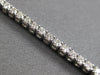 ESTATE 1.54CT DIAMOND 14KT WHITE GOLD 3D CLASSIC ROUND 2.5mm TENNIS BRACELET