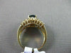 ESTATE WIDE 2.95CT DIAMOND & AAA SAPPHIRE 18KT YELLOW GOLD ENGAGEMENT RING !!