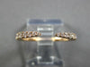 ESTATE .32CT DIAMOND 14KT ROSE GOLD 3D ROUND CLASSIC JOURNEY LOVE RING