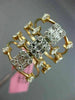 ESTATE EXTRA LARGE 1.25CT DIAMOND 18KT ROSE GOLD 3D MULTI ROW ANNIVERSARY RING