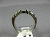 ESTATE .60CT ROUND & BAGUETTE DIAMOND 14KT WHITE GOLD 3D ANNIVERSARY RING #9498