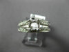 ESTATE 1.20CT DIAMOND 14K WHITE GOLD ROUND SEMI MOUNT ENGAGEMENT RING #11734