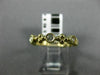 ESTATE .36CT DIAMOND 14K YELLOW GOLD 3D FLOWER FILIGREE WEDDING ANNIVERSARY RING