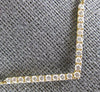 ESTATE .34CT DIAMOND 18KT YELLOW GOLD 3D CLASSIC V SHAPE LOVE PENDANT