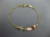 ESTATE 14KT TRI COLOR GOLD 3D AIRPLANE ID BABY BOY ITALIAN ENGRAVEABLE BRACELET