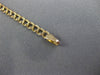 ESTATE LONG 14KT YELLOW GOLD 3D CLASSIC HEART LOVE LINK BRACELET #26015