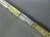 ANTIQUE 1.15CT DIAMOND 14KT WHITE & YELLOW GOLD 3D FILIGREE FUN BRACELET #22381