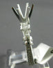 ESTATE .45CT DIAMOND 14KT WHITE GOLD 3D ROUND SEMI MOUNT ENGAGEMENT RING #8988