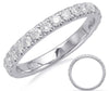 .70CT DIAMOND 14KT WHITE GOLD FOUR PRONG ROUND 3/4TH ETERNITY ANNIVERSARY RING