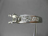 LARGE 2.20CT DIAMOND 14KT WHITE GOLD PRINCESS SEMI MOUNT ENGAGEMENT RING #21990