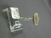 ESTATE .54CT WHITE & PINK DIAMOND 14KT WHITE & ROSE GOLD 3D CLUSTER FUN RING