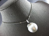 EXTRA LARGE .44CT DIAMOND & AAA SOUTH SEA PEARL 18K WHITE GOLD INFINITY NECKLACE