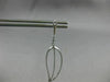ESTATE .60CT DIAMOND 18KT WHITE GOLD 3D HANDCRAFTED OPEN LEAF HANGING EARRINGS