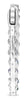 2.80CT AAA SAPPHIRE 14KT WHITE GOLD 3D INSIDE OUT LUCIDA HOOP HANGING EARRINGS