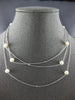 EXTRA LONG .25CT DIAMOND & AAA SOUTH SEA PEARL 14KT ROSE GOLD FUN LOVE NECKLACE