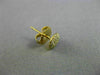 ESTATE SMALL .22CT DIAMOND 18KT YELLOW GOLD 3D ROUND CLUSTER PAVE STUD EARRINGS