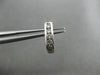 ESTATE .20CT DIAMOND 14KT WHITE GOLD 3D 5 STONE CLASSIC UMBRELLA STUD EARRINGS