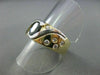 ESTATE 1.30CTW SAPPHIRE & DIAMOND 14K WHITE & YELLOW COCKTAIL RING SHARP! #14832