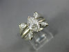 WIDE 1.09CT DIAMOND 14KT WHITE GOLD 3D MARQUISE SOLITAIRE INSERT ENGAGEMENT RING