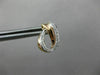 ESTATE .25CT DIAMOND 14KT ROSE GOLD 3D PAVE CLASSIC LOVE KNOT CLIP ON EARRINGS