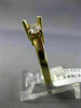 0.44CT DIAMOND 14KT YELLOW GOLD 3 STONE ROUND SEMI MOUNT ENGAGEMENT RING #1552
