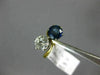 ANTIQUE 3.28CT DIAMOND & AAA SAPPHIRE 18K YELLOW GOLD LOVE KNOT ANNIVERSARY RING