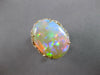 LARGE 16.47CT DIAMOND & AAA AUSTRALIAN OPAL 14KT YELLOW GOLD FILIGREE FUN RING