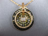 ESTATE 1.87CT MULTI COLOR DIAMOND 18K ROSE GOLD CIRCULAR INTERCHANGABLE NECKLACE