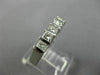 ESTATE .65CT DIAMOND 14KT WHITE GOLD 3D 5 STONE WEDDING ANNIVERSARY RING #1210