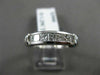 ESTATE 1.29CT PRINCESS & BAGUETTE DIAMOND 14KT WHITE GOLD ANNIVERSARY RING #1213