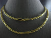 WIDE & LONG 14K YELLOW GOLD 3D SOLID HANDCRAFTED ROPE BY THE YARD CHAIN NECKLACE