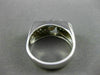 ANTIQUE .60CT OLD MINE ROUND DIAMOND 14KT WHITE GOLD BEZEL PROMISE RING #21535