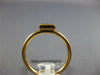 ESTATE .13CT DIAMOND 18KT ROSE GOLD 3D SQUARE PAVE BEZEL FRIENDSHIP LOVE RING