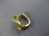 ESTATE WIDE .35CT DIAMOND 18KT YELLOW GOLD 3D TEAR DROP CLIP ON EARRINGS