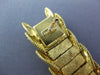 ESTATE WIDE 1.36CT DIAMOND 18KT YELLOW GOLD 3D HANDCRAFTED MULTI LEAF BRACELET