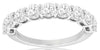 1.80CT DIAMOND 14KT WHITE GOLD 3D 9 STONE SHARED PRONG WEDDING ANNIVERSARY RING