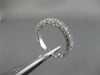 ANTIQUE 1.66CTW DIAMOND 14KT WHITE GOLD ETERNITY WEDDING ANNIVERSARY RING #12580