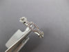 ESTATE .31CT DIAMOND 18KT WHITE GOLD CLASSIC OPEN LINK SQUARE LOVE KNOT FUN RING