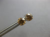 .92CT CHOCOLATE FANCY DIAMOND 14KT WHITE GOLD SOLITAIRE SCREWBACK STUD EARRINGS