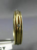 ESTATE .15CT DIAMOND 14KT YELLOW GOLD 3D CLASSIC ETOILE ANNIVERSARY RING #12887