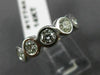 ESTATE WIDE 2.11CT DIAMOND 14K WHITE GOLD BEZEL ETERNITY ANNIVERSARY RING 17744