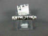 .24CT DIAMOND 14KT WHITE GOLD 3D ETERNITY ETOILE WEDDING ANNIVERSARY RING #2043