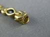 ESTATE 14KT YELLOW GOLD 3D BLACK ONYX MARQUISE HANDCRAFTED LINK LOVE BRACELET