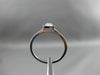 ESTATE .20CT DIAMOND 18KT WHITE GOLD CLASSIC PRINCESS BEZEL PROMISE SQUARE RING